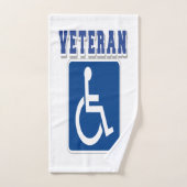 Vétérinaire handicapé handicapé (Serviette à main)