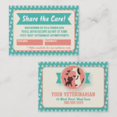 Veterinaire Kaart Verwijzing -  (Voorkant / Achterkant)