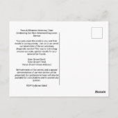 Veterinaire Kliniek Dual-Profile Hond Kat Uitnodig Briefkaart (Achterkant)