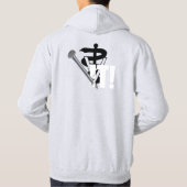 Vétérinaire L'A Nourri ! Sweat à capuche (Dos)