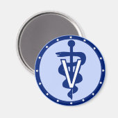 veterinaire logo 2 magneet (Voorkant / Achterkant)