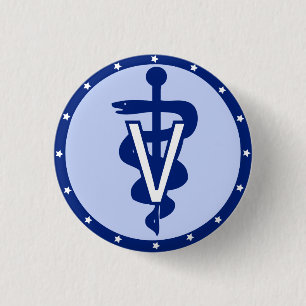 veterinaire logo 2 ronde button 3,2 cm