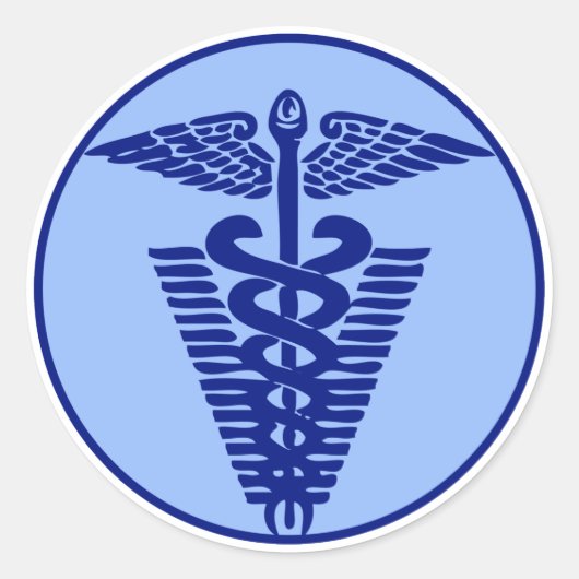 Veterinaire logo 3 ronde sticker (Voorkant)