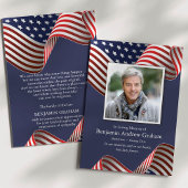 Vétérinaire patriotique Carte de remerciements fun