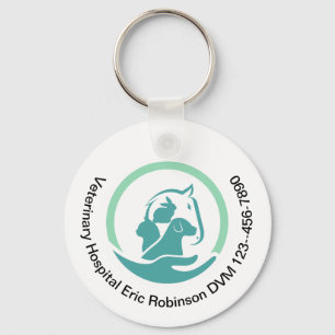 Veterinaire Pet Care Custom Promotionele Sleutelha Sleutelhanger