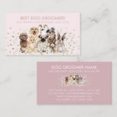 veterinaire poten van roze Daisy PetSitter Visitekaartje (Voorkant / Achterkant)