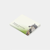 Veterinaire praktijk voor gemengde dieren post-it® notes (Schuin)