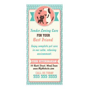 Veterinaire Rack Card - Reclamekaart