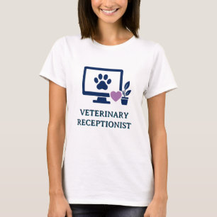 🩺 Veterinaire Receptioniste Dierenziekenhuis 🩺 T-shirt