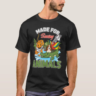 Veterinaire student voor het redden van dierreddin t-shirt