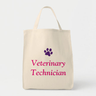 Veterinaire Technicus met de Paarse Druk van de Tote Bag