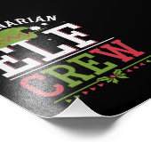 Veterinaire technicus van Christmas Elf Foto Afdruk (Hoek)