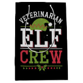 Veterinaire technicus van Christmas Elf Medium Cadeauzakje (Voorkant)