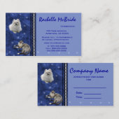 ~ vétérinaire V bleu de cartes de visite de (Devant / Derrière)