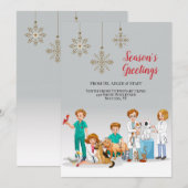 Veterinaire vakantie Kaart (Voorkant / Achterkant)