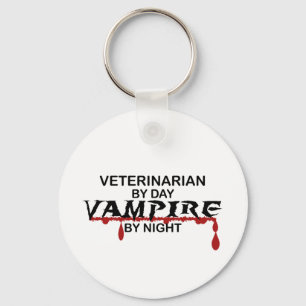Veterinaire Vampire bij nacht Sleutelhanger