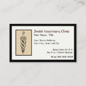Vétérinaire vétérinaire Carte de visite (Devant)
