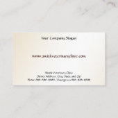 Vétérinaire vétérinaire Carte de visite (Dos)