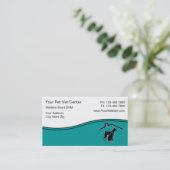 Veterinaire Visitekaartjes (Staand voorkant)