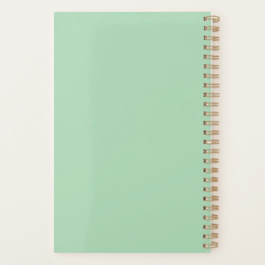 Veterinaire vrouw met dieren en aangepaste tekst planner (Achterkant)