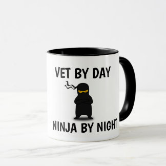 VETERINARIAN NINJA COFFEE MUG MOK