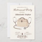 Veterinarian Retirement Party Invitation (Devant)