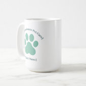 Veterinarian Staff Mug | Clinic Name Logo Template (Devant gauche)