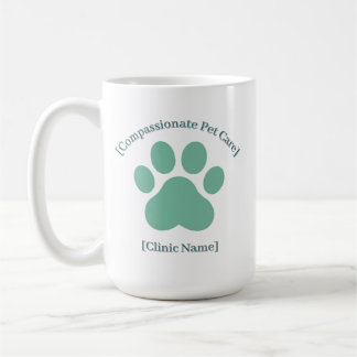 Veterinarian Staff Mug | Clinic Name Logo Template Koffiemok