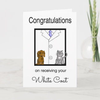 Veterinarian White Coat Gefeliciteerd Kaart