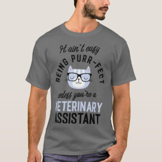 Veterinary Assistant Cat Gifts for Cat Lovers T-shirt