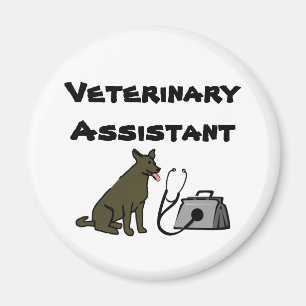 Veterinary Assistant Fridge Magnet Magneet