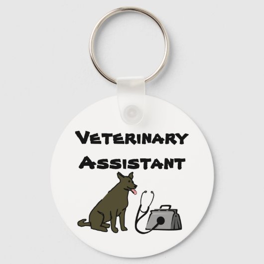 Veterinary Assistant Sleutelhanger (Voorkant)