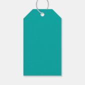 Veterinary Clinic Modern Blue Promotion Cadeaulabel (Achterkant)