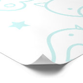 Veterinary Clinic Modern Blue Promotion Poster (Hoek)