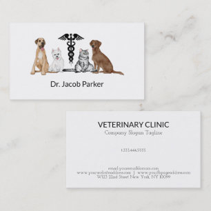 Veterinary Clinic Visitekaartje