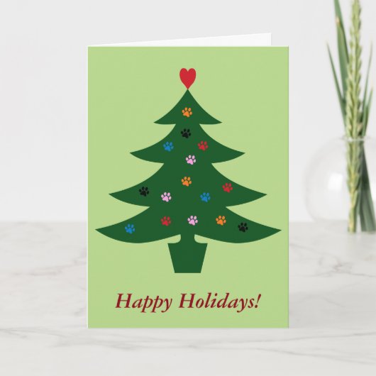 Veterinary Klinische kerstkaart Feestdagen Kaart (Voorkant)