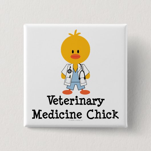 Veterinary Medicine Chick Button (Voorkant)
