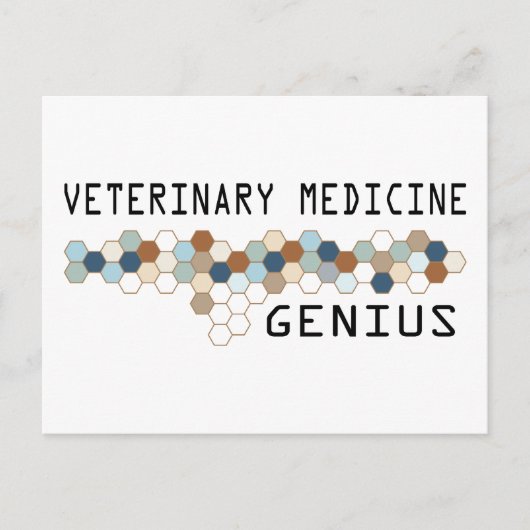 Veterinary Medicine Genius Briefkaart (Voorkant)