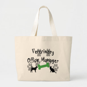 Veterinary Office Manager Grote Tote Bag