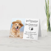 Veterinary Personalized Dog Pet Photo Veterinarian Bedankkaart (Voorkant)