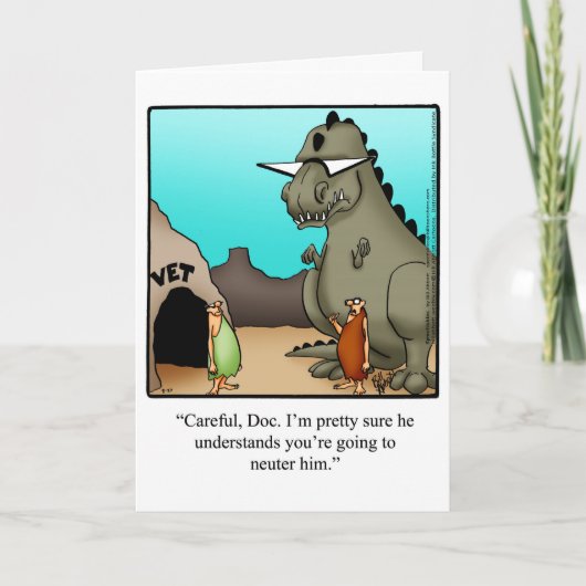 Veterinary School Afstuderen Wenskaart Kaart (Voorkant)