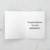 Veterinary School Afstuderen Wenskaart Kaart (Binnen)