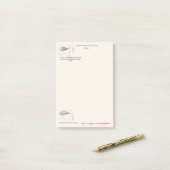 "Veterinary Tech Notes" Post-it® Notes (Op bureau)
