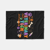 Veterinary Technician - Vet Tech Veterinarian Appr Fleece Deken (Voorkant (Horizontaal))