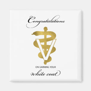 Veterinary White Coat Ceremony Gefeliciteerd Magneet