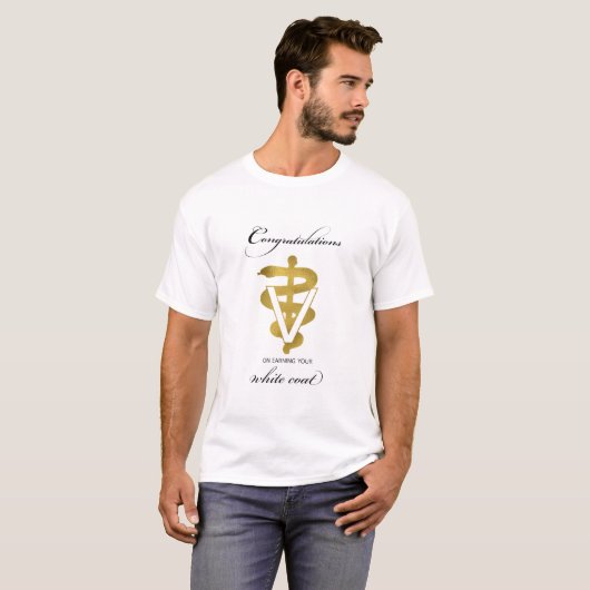 Veterinary White Coat Ceremony T-shirt (Voorkant volledig)