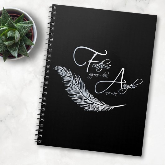 Veters verschijnen als Angels dichtbij zijn Notitieboek