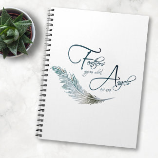 Veters verschijnen als Angels dichtbij zijn Notitieboek