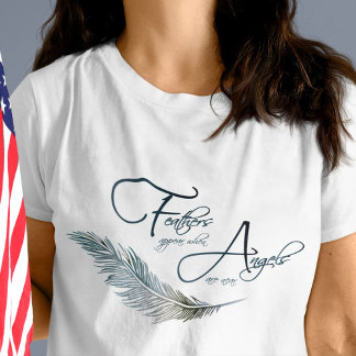 Veters verschijnen als Angels dichtbij zijn T-shirt
