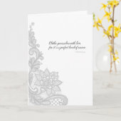 Vêtez-vous avec amour - Carte de voeux pliée (Fleur jaune)